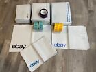 NEW 115 Ebay Branded Shipping Supplies, Tape, Bubble & PolyMailers Lot