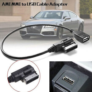 Music Interface Adaptor AMI MMI USB Cable Fits Audi A3 A4 A5 A6 A8 Q5 Q7 Q8 US (For: More than one vehicle)