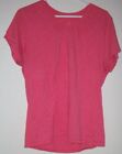 XL Womans Champion shirt Tee Coral authentic cap sleeves C logo on left hip