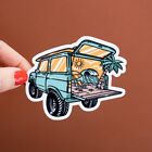 Surfing 4WD Truck Sticker Glossy Vinyl Sticker Adventure Travel Surfboard