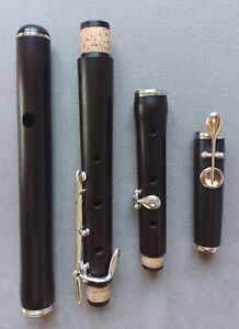 Rare antique 19th wooden flute 5 keys Thibouville-Lamy c.1860  Plays very well !
