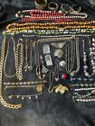 Vintage HUGE Womens Jewelry Lot Signed and Unsigned 35 piece plus art glass, etc