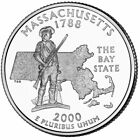 2000 P - Massachussetts - State Quarter