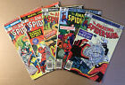 The Amazing Spider-Man #141, #145, #168, #204, #205, Marvel Comics, 1975-1980.