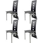 Set of 4 Leather Dining Chair Side Chairs Set Office Home Kitchen Seat Furniture