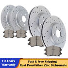 Front Rear Brake Disc Rotors and Pads Kit for TOWN&COUNTRY Journey Grand Caravan (For: 2008 Chrysler Town & Country LX 3.3L)