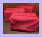 3 x Clinique Pink Train Case - Cosmetics Bag Travel