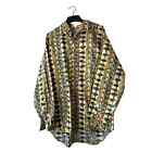 The Territory Ahead Aztec Print Collared Long sleeve Button Shirt size 2XL