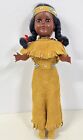 vintage THE CHEROKEES native american DOLL woman + baby + papoose Bead Work