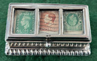 Victorian Sterling Silver Triple Stamp Case. 1900 Birmingham Henry Matthews 70g