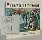 *SIGNED* WITH A LARGE DRAWING OF MOISHE~WHERE THE WILD THINGS ARE~MAURICE SENDAK
