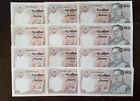 Thailand Banknote 10 Baht Series 12 P#87 Completed Set of 12 Different Signature