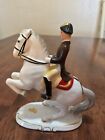 VNTG Keramos Wien Lipizzaner Horse Rider Levade 5478 Austria Porcelain Figurine