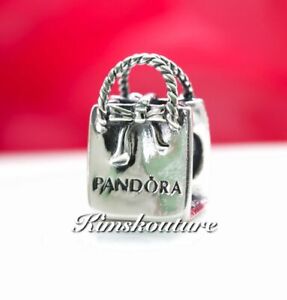 New Authentic Pandora Sterling Silver Charm PANDORA Bag Bead 791184