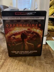 OPPENHEIMER (4K ULTRA HD + BLU-RAY) No Slipcover No Digital 🍿