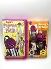 Barney VHS Lot of 2 Barney’s Pajama Party & Barney’s Birthday Sing Along!