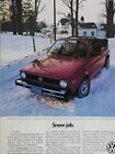 1983 Volkswagen Rabbit Fuel Injection Vintage Original Print Ad-8.5 x 11