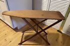 Vintage Wooden Child Toy Folding Ironing Table Approx. 35” X 10” X 21”
