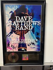 RIAA CERTIFIED SALES AWARD DAVE MATTHEWS BAND 5K copies RCA RECORDS MUSIC