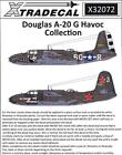 Xtra Decals 1/32 DOUGLAS A-26G HAVOC COLLECTION