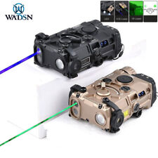 Tactical Metal Aiming Device Red Blue IR Dot Laser Sight LED Illuminated PEQ Kit
