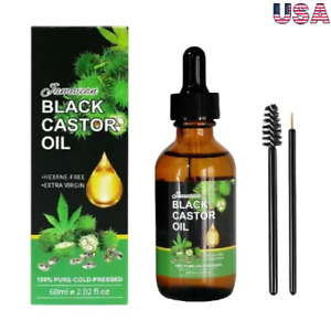 NEW Jamaican Black Castor Oil , Organic 100% Pure Cold Pressed Hair Growth Oil