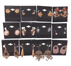 Lot Of 12 Vintage To Modern Gold Tone Clip-on Clip On Earrings EUC