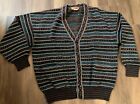 Vintage  Men’s Missoni Uomo Mohair Wool Knitted Cardigan Size 52 Made In Italy