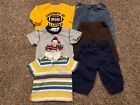 Baby boy 6-piece lot size 6 months shirts pants 3 outfits mix and match
