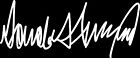President Donald J. Trump Signature Vinyl Decal Sticker Autograph Republican