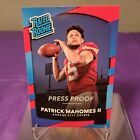 2017 Donruss Patrick Mahomes II Press Proof Red Rated Rookie RC #327 Chiefs 🚫💎