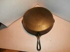 Vintage unmarked #11 cast iron skillet Heat ring double pour Erie, Griswold