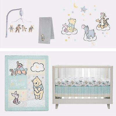 Bedtime Originals Winnie The Pooh Hugs Crib Bedding Set - 3pc