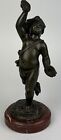 19th Century French Bronze Putti Sculpture After Claude Clodian c1738-1814.
