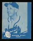 1960 Lake To Lake Milwaukee Braves Whitlow Wyatt SP