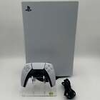 Sony PlayStation 5 Disc Edition PS5 825GB White Console Gaming System CFI-1015A