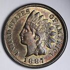 1887 Indian Head Cent Penny CHOICE BU *UNCIRCULATED* MS E145 ACNS