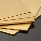 Natural Brass Sheet Metal guillotine cut - Thick 0.5mm to 6.0mm - Multiple Sizes
