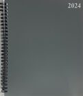 2024 Large Spiral Bound WEEKLY / MONTHLY Dated Planner Appointment 8x10