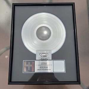 Rare Geffen Records Platinum Sales Award Guns N’ Roses Appetite For Destruction