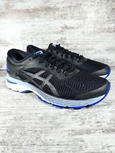 Women's ASICS Gel-Kayano 25 Black Running Shoes Sz 9 Athletic Gym
