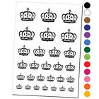 King Queen Royal Crown Temporary Tattoo Water Resistant Set Collection