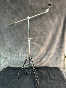 Counter-weighted boom cymbal stand. Solid, 3 pc., double braced. Great condition