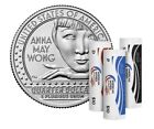 2022 Anna May Wong American woman Quarters 3 coin set P,D,S