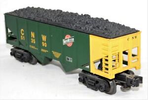 Industrial Rail O GAUGE Northwestern CNW 513590 Hopper w/any 3 rail O +coal load
