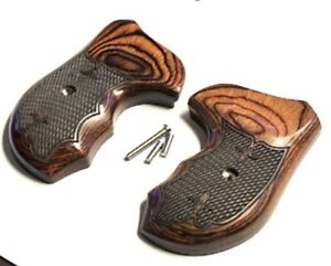 J Frame Grips fits Smith Wesson ROUND BUTT S&W ROSEWOOD 38/357 XL FULL Wrap