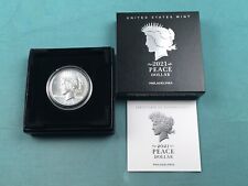 2021 Peace Silver Dollar Uncirculated Coin