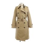 Burberry London Trench Coat Wool Nova Check Liner Women's Size M  36 Authentic