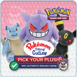 PLUSH Pokemon Sitting Cuties Fit – Official Pokemon Center – with Tags 🇺🇸