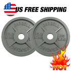 Olympic Weight Plates Cast Iron Barbell Lifting Plates 5/10/20/25/35/45 lb, PAIR